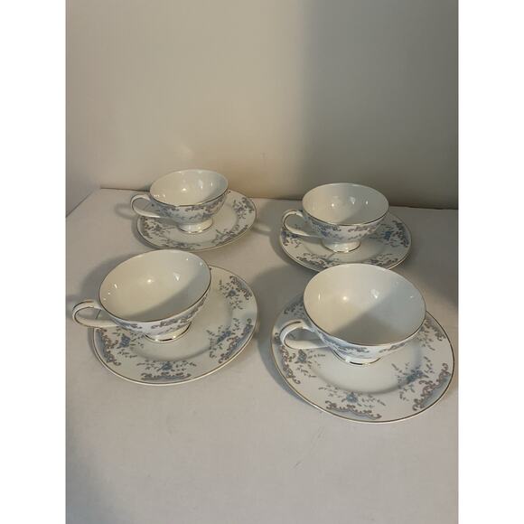 Imperial China Tea Cup and Saucer W Dalton SEVILLE 5303 -Set Of 4 - Picture 1 of 4